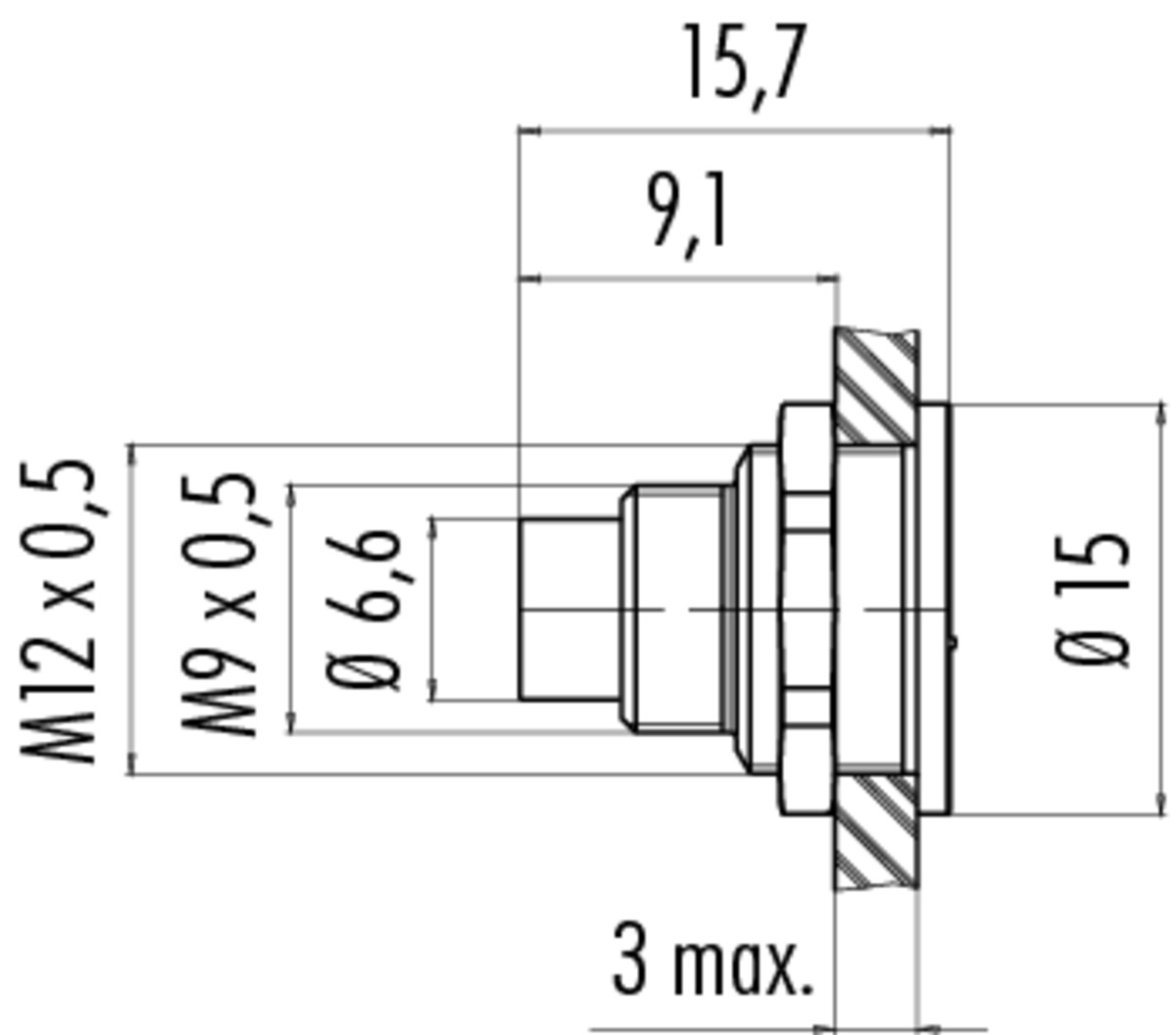 09-0423-80-07 Binder Разъём папа, контакты: 7, 1A, IP67