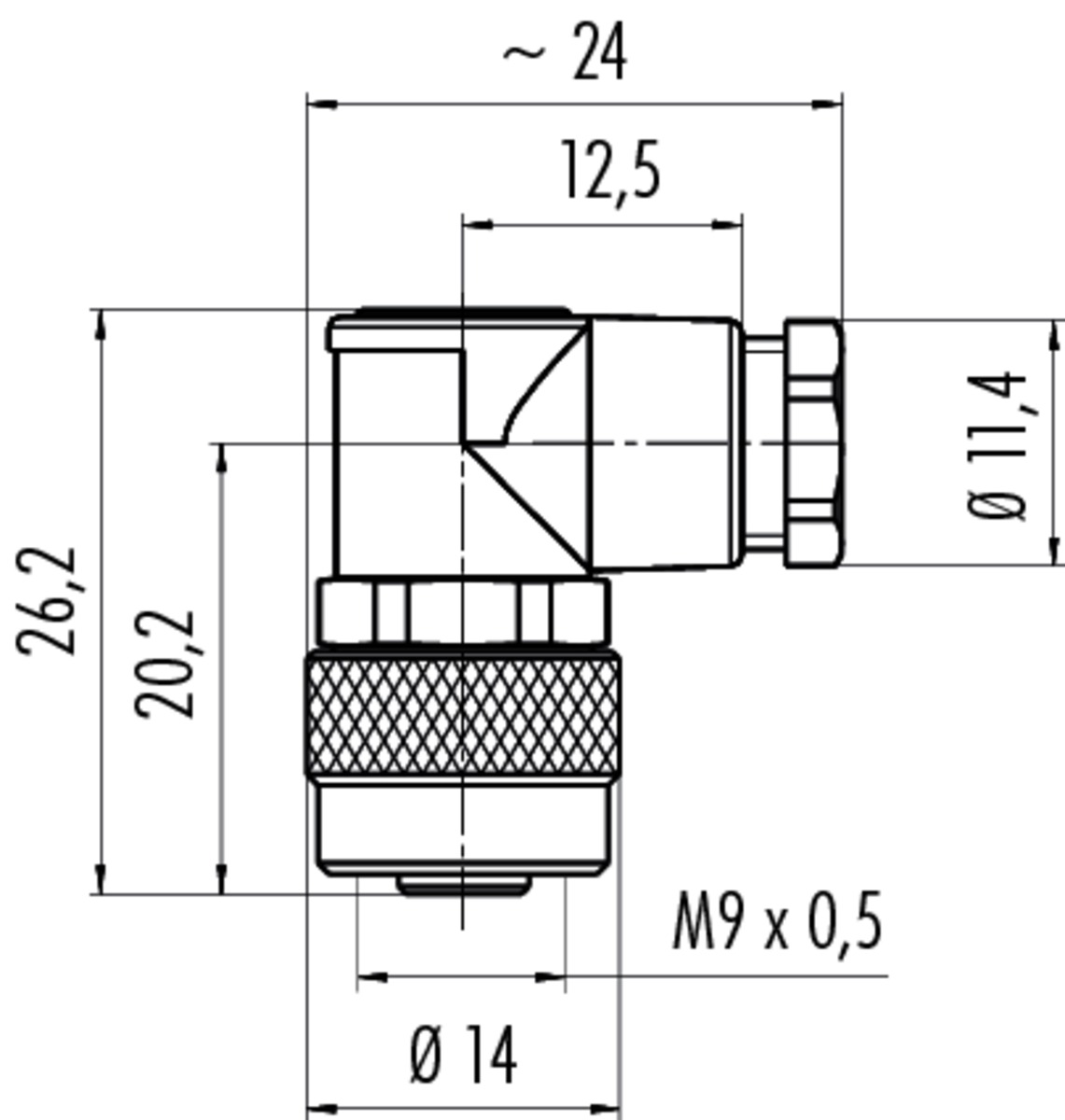 99-0402-70-02 Binder Герметичный разъём, контакты: 2, мама, 4A, IP67