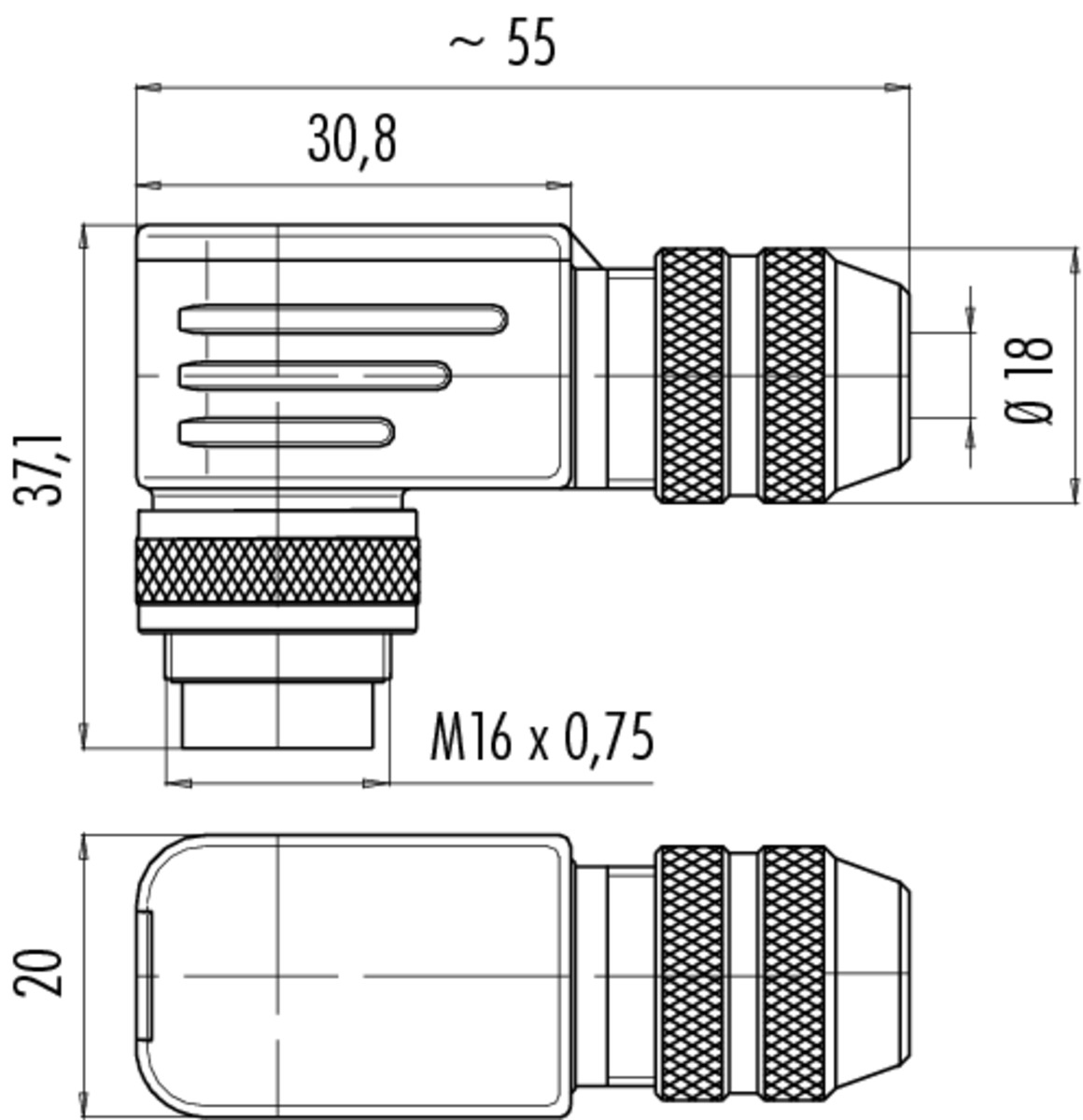 99-5613-75-05 Binder Резьбовой разъём, контакты: 5, папа, 6A, IP67