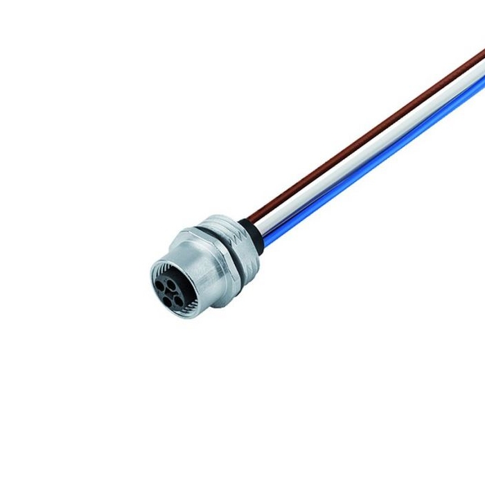 09-0632-700-04 Binder Кабель с разъёмом, контакты: 4, мама, 12A, IP67