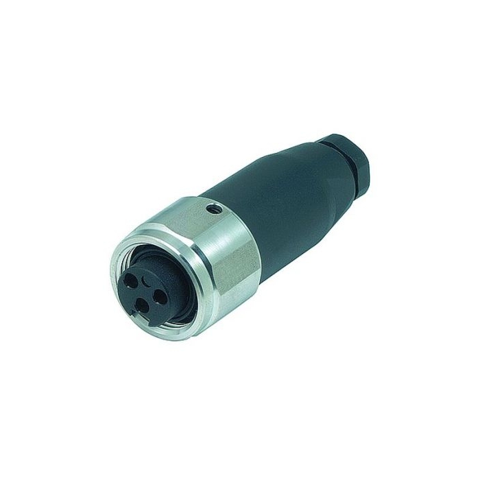 99-2444-282-05 Binder Герметичный разъём, контакты: 4+PE, мама, 9A, IP67