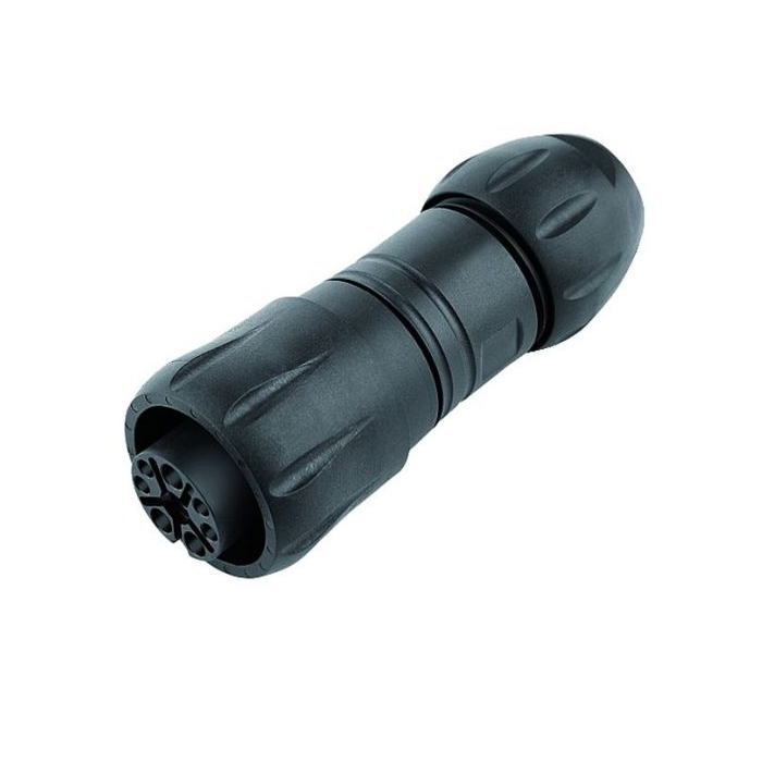 99-6502-000-08 Binder Разъём мама, контакты: 8 (4 + 3 Power + PE), 3A signal / 25A Power, IP68/IP69K
